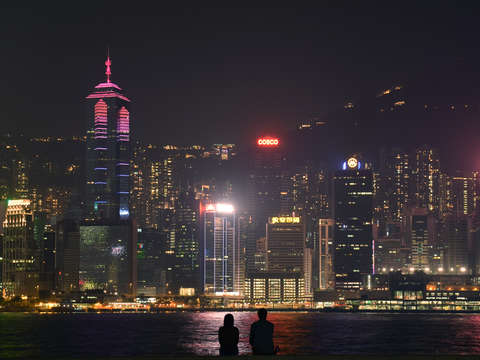 All these will be yours skyline of hong kong from