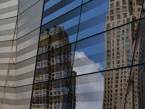Lower manhattan reflections