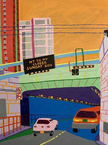 Holland tunnel entrance 2