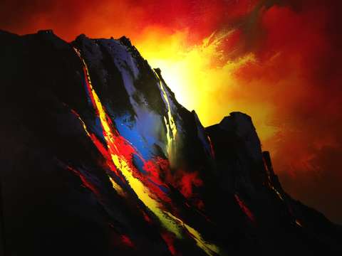 When lava roars