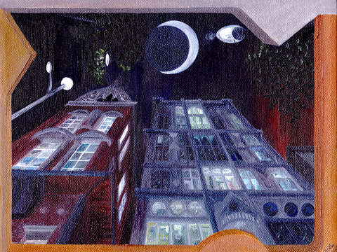 Crescent sky