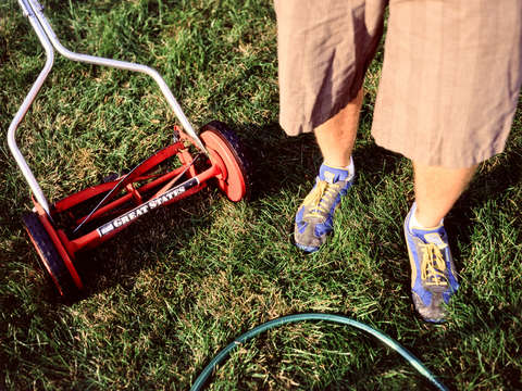 Mowing shoes