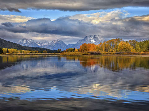 Clearing storm at oxbow bend