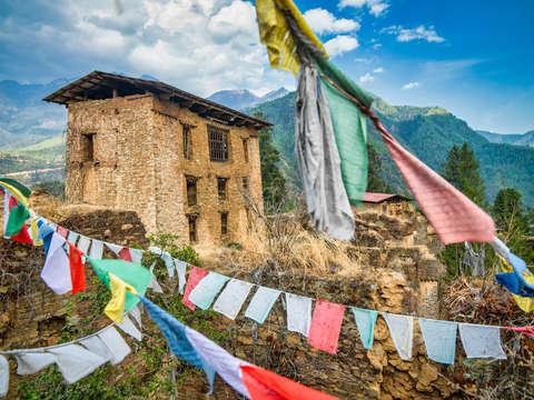 Old bhutan monastery