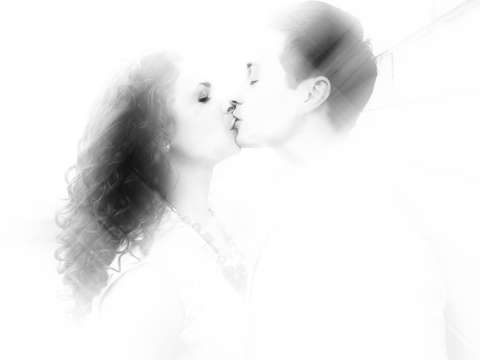 The couple says good bye