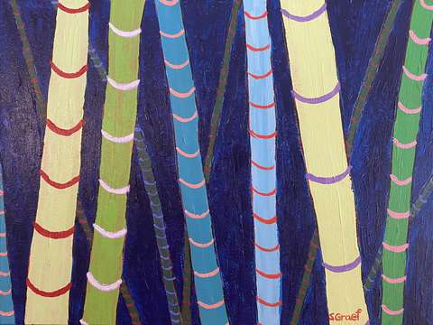 Bamboo at night 2