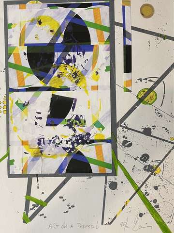 Art on a pedistal