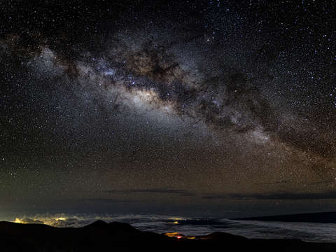 Milky way from atop mauna kea hawaii