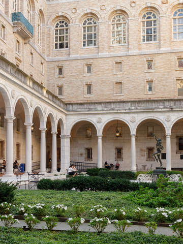 Courtyard evening