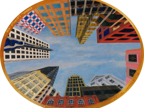 Oval sky