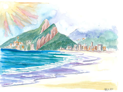 Beach dreams praia de ipanema rio de janeiro brazi