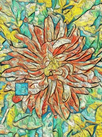 Digital dahlia