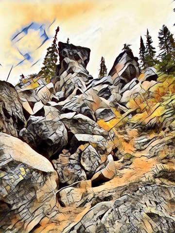 Takh takh lava flow