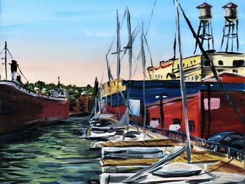 Port city