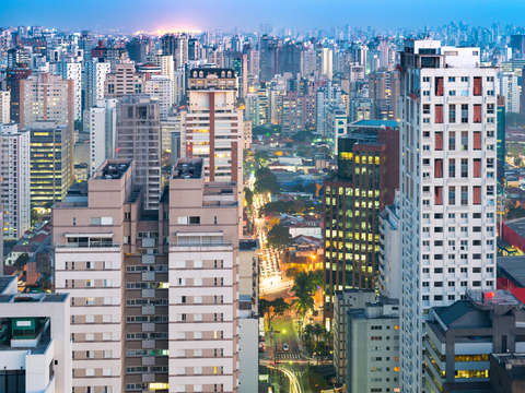 Cityscape of sao paulo brazil 2