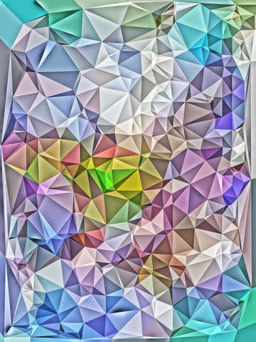 Polygon study transparent colors