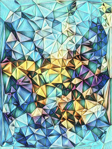 Polygon study vangoghesque overlay
