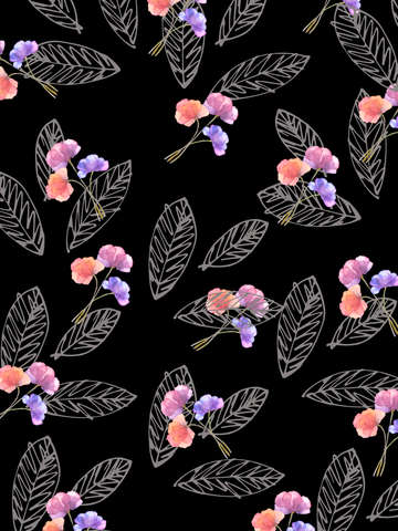 Flower bundles in the night