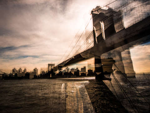 The broken bridge an artist interpretation