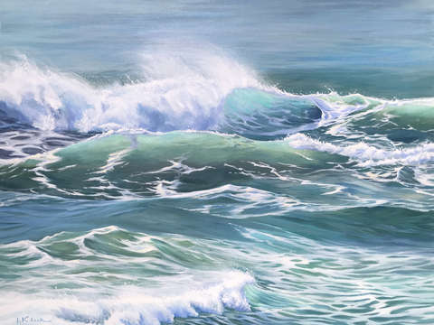 Alive ocean seascape