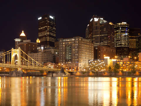 Pittsburgh at night