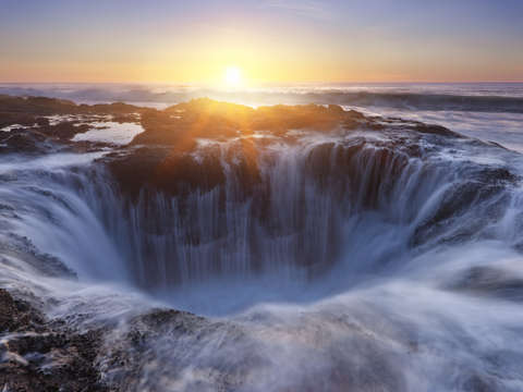 Sunset in the underworld