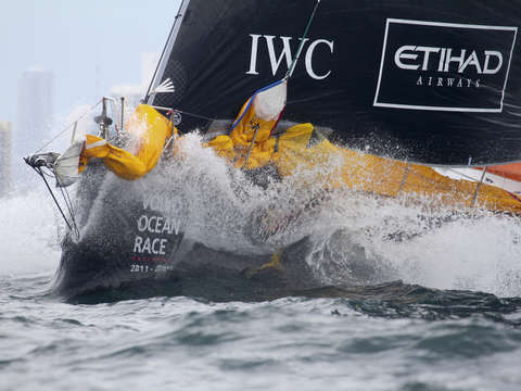 Abu dhabi kicks up the sea