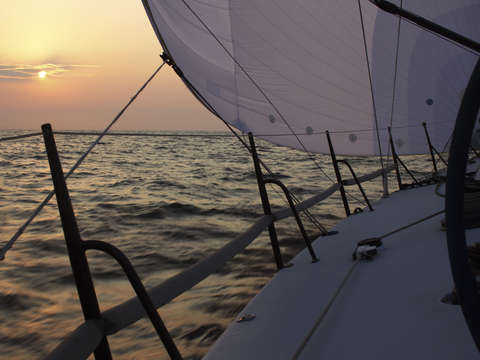 Sunset cruise to marblehead