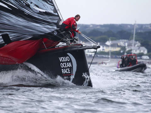 Casey on puma foredeck