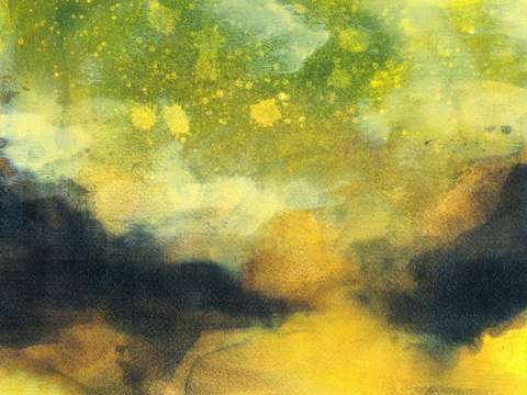 After rain moodscape rain painting