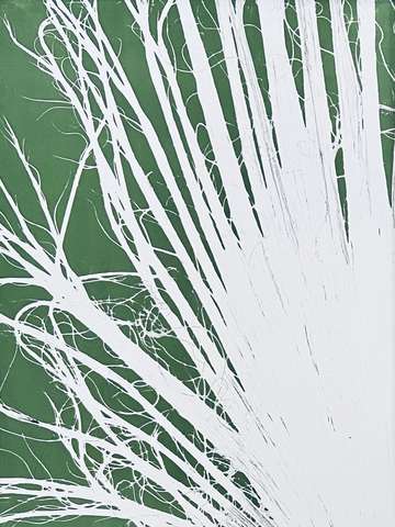 Palm frond diptych