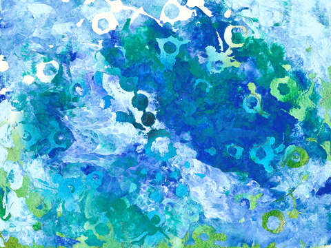 Blue garden