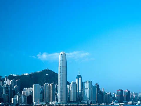 Skyline of victoria harbour 2