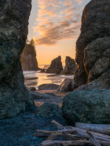 Ruby beach sunset 2