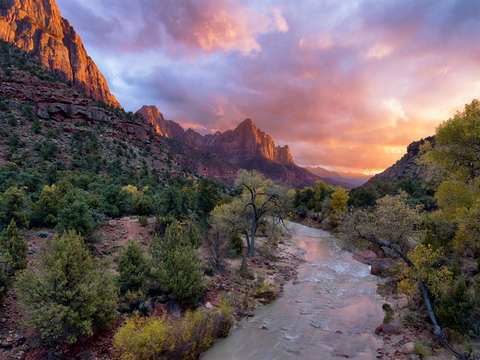 Watchman sunset