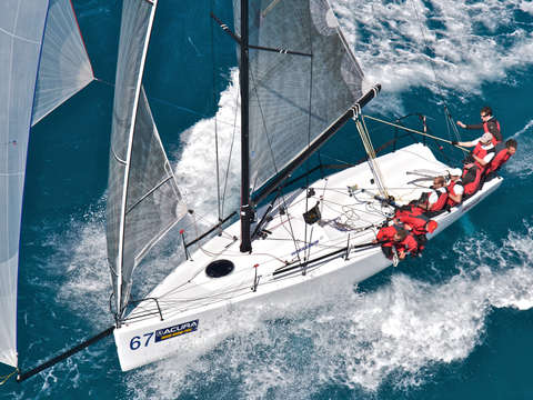 Florida aerial sailing regatta
