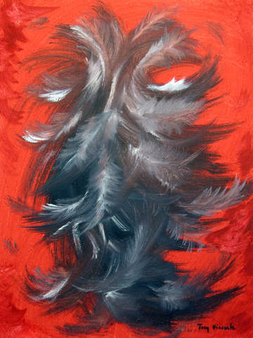 Rain of feathers