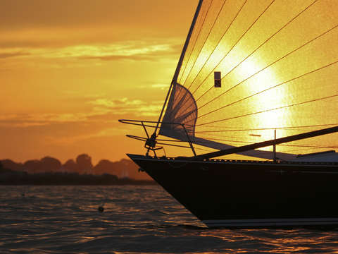 Ares in a Marblehead Sunset