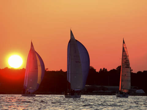 Sunset race to marblehead
