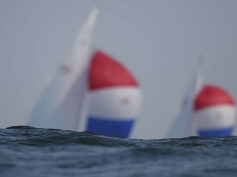 Marblehead swells spinnakers