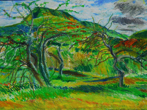 Mt norwottuck and apple trees vi 3