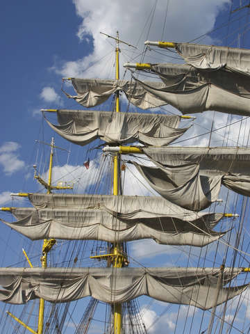 Tall ships mircea sails aloft