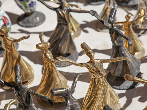 Whirling dervishes in turkey