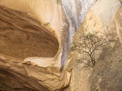 Rock formation in cappadocia turkey
