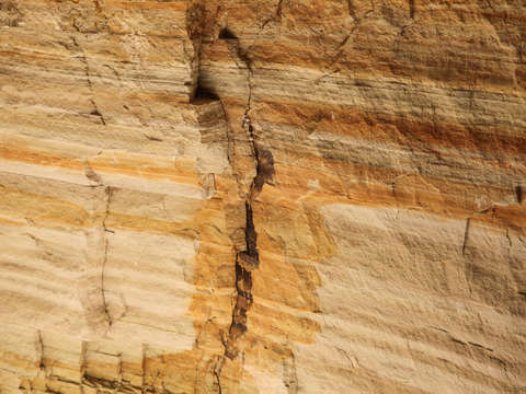 Rock formation wall cappadocia turkey