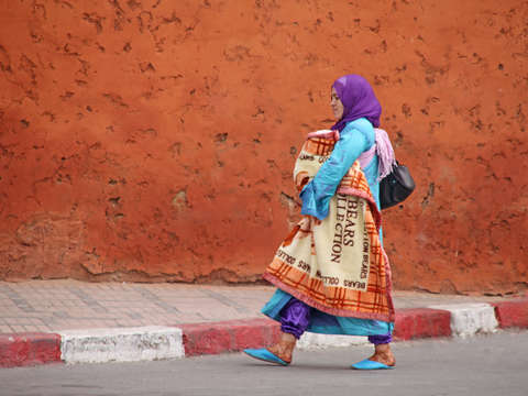 Outside the spice market fez morroco