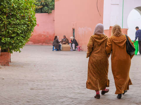Walking through the medina