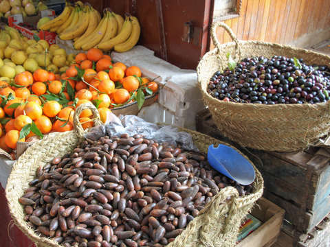 Olives figs and oranges