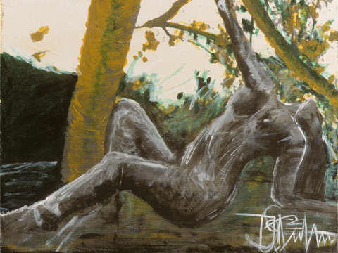In the trees