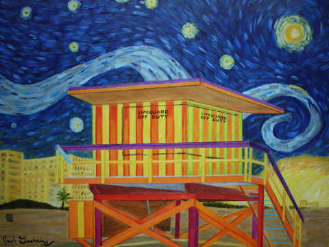 Vincent on the beach
